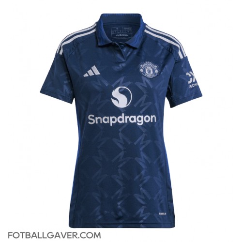Manchester United Mason Mount #7 Fotballklær Bortedrakt Dame 2024-25 Kortermet Manchester United Mason Mount #7 Fotballklær Bortedrakt Dame 2024-25 Kortermet